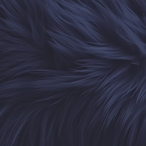 fabricla shaggy faux fur square - 2034 x 2034 pre-cut - use faux fur for diy craft fashion accessory gnome hobby - dark navy blue fabric