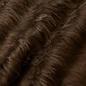 FabricLA Shaggy Faux Fur Square - 4" X 4" Inches Pre-Cut - Use Fake Fur Fabric for DIY, Craft Fur Decoration, Fashion Accessory, Gnome, Hobby - Chocolate