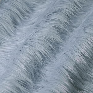 fabricla shaggy faux fur square - 634 x 634 pre-cut for diy craft decoration fashion accessory gnome hobby - baby blue fabric