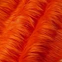 FabricLA Shaggy Faux Fur Square - 6" X 6" Pre-Cut for DIY, Craft Decoration, Fashion Accessory, Gnome, Hobby - Orange Fabric