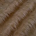 FabricLA Shaggy Faux Fur Square - 6" X 6" Inches Pre-Cut - Use Fake Fur Fabric for DIY, Craft Fur Decoration, Fashion Accessory, Gnome, Hobby - Beige