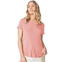 Fabricorn Plain High Low Hem Cotton Tshirt