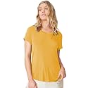 Fabricorn Plain High Low Hem Cotton Tshirt