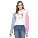 Fabricorn Solid Grey Melange Stylish Sweatshirt Zipper Jacket for Women (Grey Melange)
