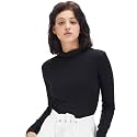 Fabricorn Stylish Black Turtle Neck Cotton Tshirt