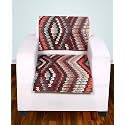 Printed Sofa Seat Cover for 1 Seater | Heavy Antiskid Backing | Quilted Velvet | Machine Washable | Durable Sofa Seat Runner for Couch, Living Room (1 Seater) Multicolor