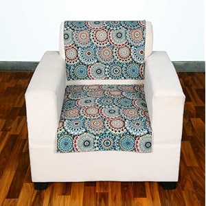printed sofa slip cover for 1 seater with heavy antiskid backing amp easily machine washable sofa seat runner for couch 22 inch x 22 inch-2 pcs d1a