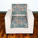 Printed Sofa Slip Cover for 1 Seater with Heavy Antiskid Backing &amp; Easily Machine Washable Sofa seat Runner for Couch (22 Inch X 22 Inch-2 Pcs) D1A