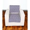 Printed Sofa Slip Cover for 1 Seater with Heavy Antiskid Backing &amp; Easily Machine Washable Sofa seat Runner for Couch (22 Inch X 22 Inch-2 Pcs) D1