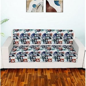 printed sofa slip cover for 2 seater with heavy antiskid backing amp easily machine washable sofa seat runner for couch 22 inch x 48 inch-2 pcs d5