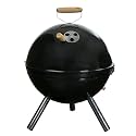 Fabrilla Charcoal Barbeque Grill Set (Black) Round with 4 Skewers