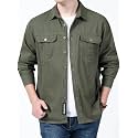 FABRIPPLE Mens Cargo Jacket Shirt 100
