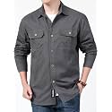 FABRIPPLE Mens Cargo Jacket Shirt 100
