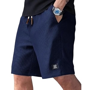 FABRIPPLE Mens Slim Fit Knitted Short for