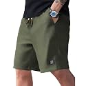 FABRIPPLE Mens Slim Fit Knitted Short for