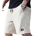 FABRIPPLE Mens Slim Fit Knitted Short for