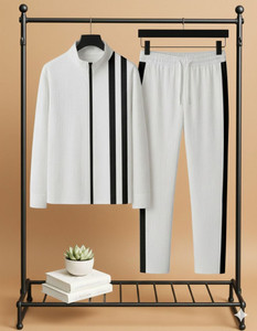 fabrizio men night suit set white striped