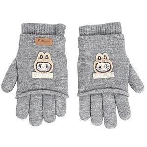 fabseasons acrylic woolen winter gloves for baby girls amp baby boys fits for 5-8 years