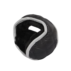 fabseasons foldable winter outdoor ear muffswarmer for men and women fits in your pocket with reflective strip for night wear