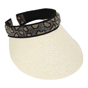 fabseasons slip-on sun visor hats for girl amp women perfect for travel sports amp summer outdoors