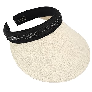 fabseasons slip-on sun visor hats for girl amp women perfect for travel sports amp summer outdoors