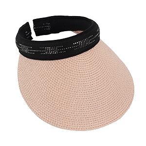 fabseasons slip-on sun visor hats for girl amp women perfect for travel sports amp summer outdoors