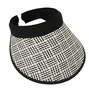 fabseasons slip-on sun visor hats for girl amp women perfect for travel sports amp summer outdoors