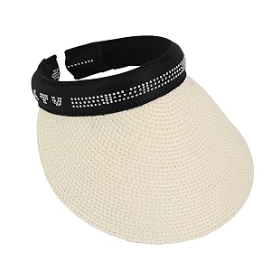 fabseasons slip-on sun visor hats for girl amp women perfect for travel sports amp summer outdoors