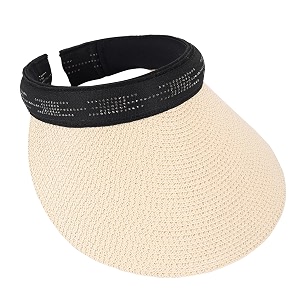 fabseasons slip-on sun visor hats for girl amp women perfect for travel sports amp summer outdoors