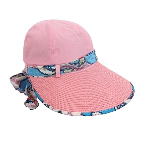 fabseasons slip-on sun visor hats for girl amp women perfect for travel sports amp summer outdoors