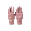 FabSeasons Winter Gloves For Girls & Women, with faux fur on the inner for cold weather