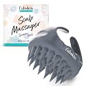 FABSKIN Scalp Massager Shampoo Hair Brush with Soft Bristles, Dandruff remover, Scalp Scrubber Exfoliating Scalp Care (Grey)