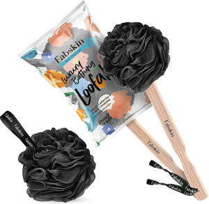 fabskin loofah pack of 2 black