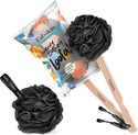 Fabskin Loofah (Pack of 2, Black)