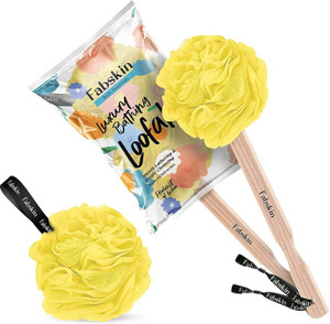 fabskin loofah pack of 2 yellow