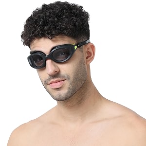 fabsports adjustable swim goggles for men amp women anti-fog anti-uv leakproof comfortable fit for ages 10 one-button easy adjustment ideal for outdoor and indoor swimming surfing and kayaking