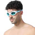 FABSPORTS Adjustable Swim Goggles for Men &amp; Women, Anti-Fog, Anti-UV, Leakproof, Comfortable Fit for Ages 10+, One-Button Easy Adjustment, Ideal for Outdoor and Indoor Swimming, Surfing, and Kayaking