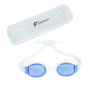 fabsports kids swimming goggles with box for boys amp girls anti-fog anti uv swim goggles for kids of age 3-10 years