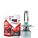 FABTEC Max5 H4 LED Headlight Bulbs for Bikes, Motorcycles & Scooty 50w/4600 Lumens Super Bright 6000K Pure White Conversion kit Driving Headlamps, (Pack of 1)