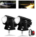 FABTEC Mini Driving High Power Projector Light Led Car Fog Light for Cars/Bikes/Scooty Car Fancy Lights