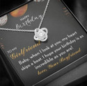 FABUNORA Birthday Gift To Girlfriend-925 Sterling Silver Pendant With Purity Certificate Cubic Zirconia Sterling Silver Chain