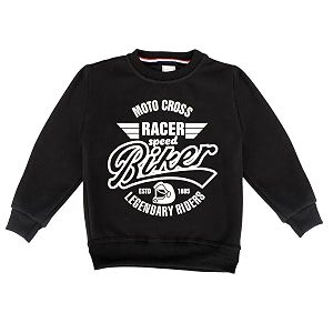 Kids Graphic Print Woolen Sweatshirts with Round
