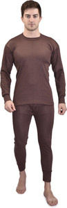 fabvio plus winter wear round neck men top - pyjama set thermal