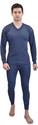 FABVIO PLUS Winter wear V neck Men Top - Pyjama Set Thermal