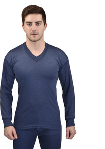 fabvio plus winter wear v neck men top thermal