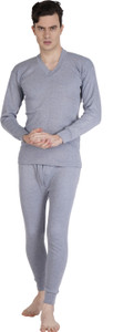fabvio plus winter wear v neck men top - pyjama set thermal