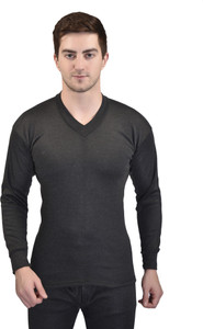 fabvio plus winter wear v neck men top thermal
