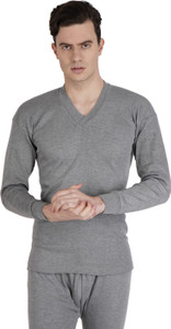 fabvio plus winter wear v neck men top thermal