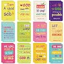Faccito 24 Pcs Bible Verse Mini Notepad Christian Mini Notebook, Colorful