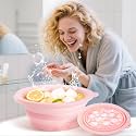 Face Bowl for Ice with Built-In Icetray